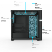 VK-02 Mid Tower ATX PC Case with LCD Screen