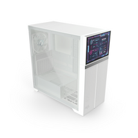 VK-02 Mid Tower ATX PC Case with LCD Screen