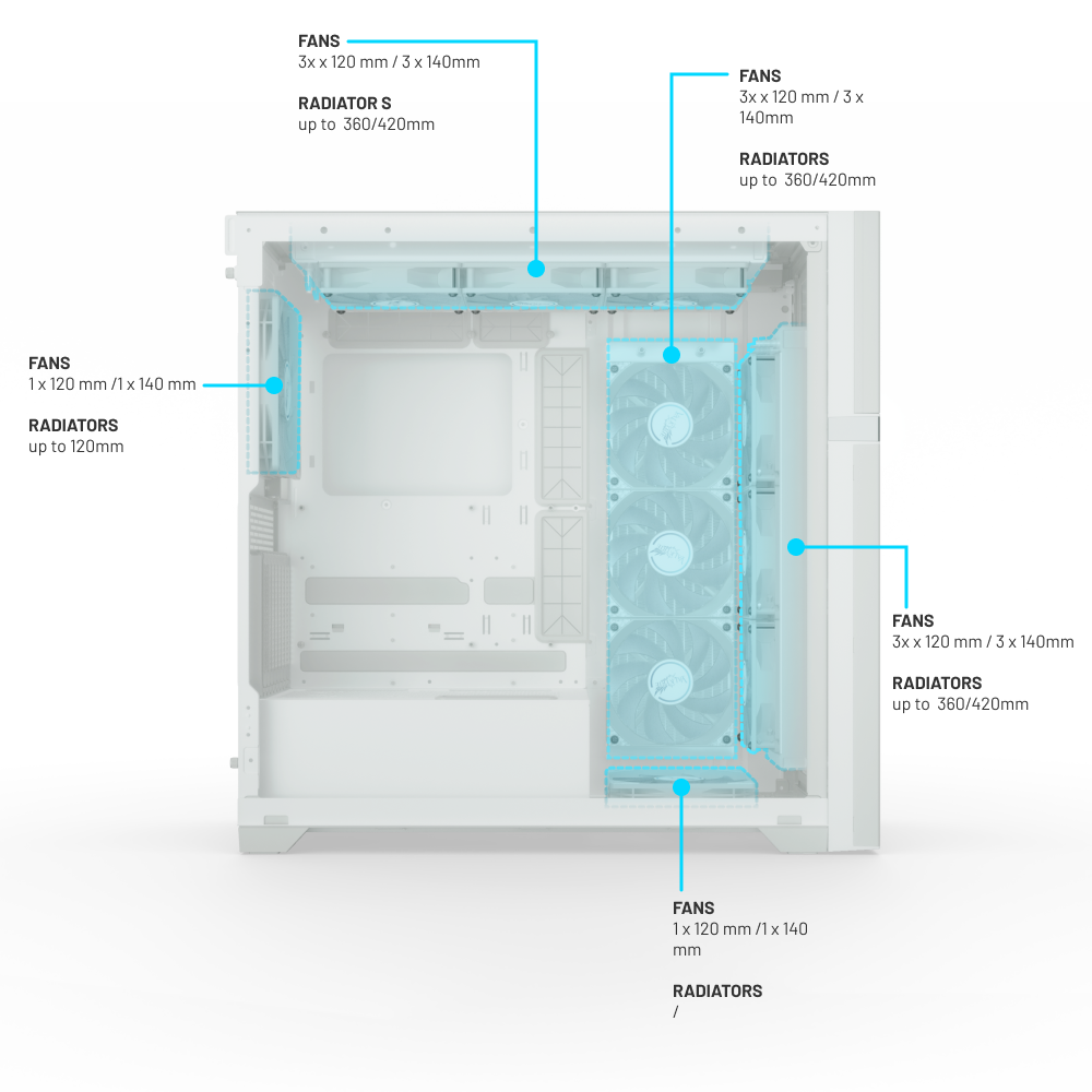 VK-02 Lite Mid Tower ATX PC Case