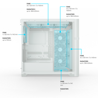 VK-02 Mid Tower ATX PC Case with LCD Screen